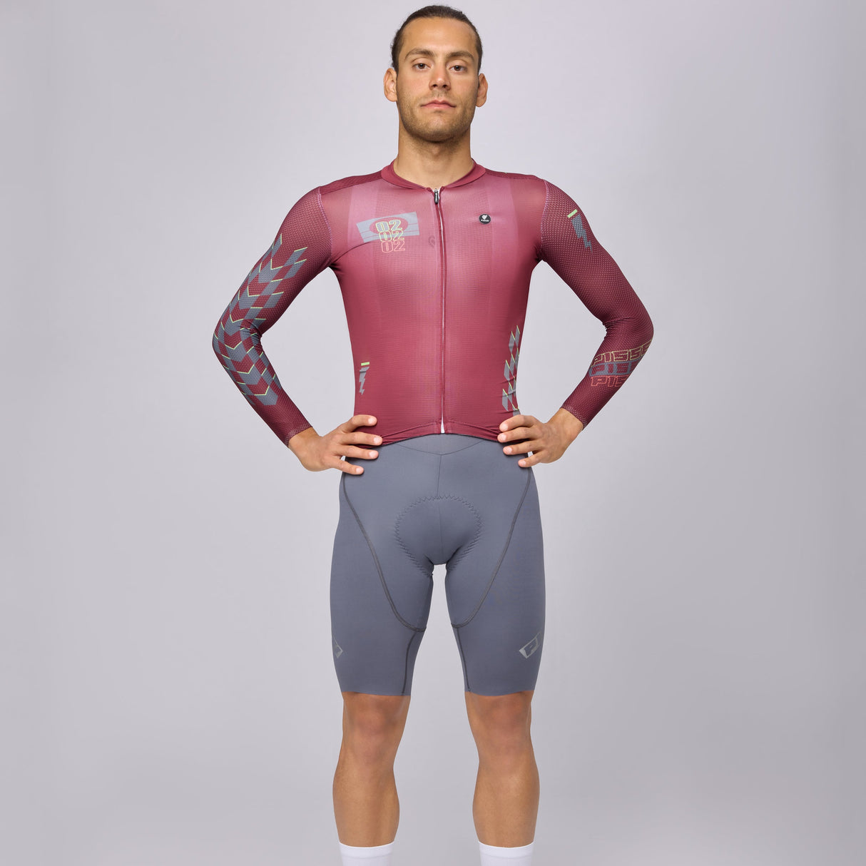 Langarmtrikot Pissei Thunder - Bordeaux