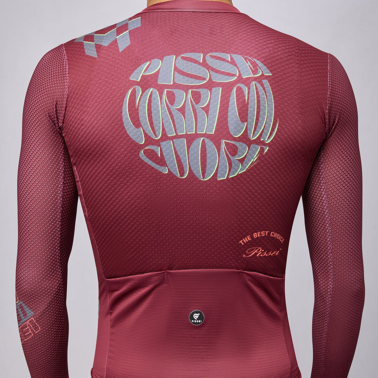 Langarmtrikot Pissei Thunder - Bordeaux