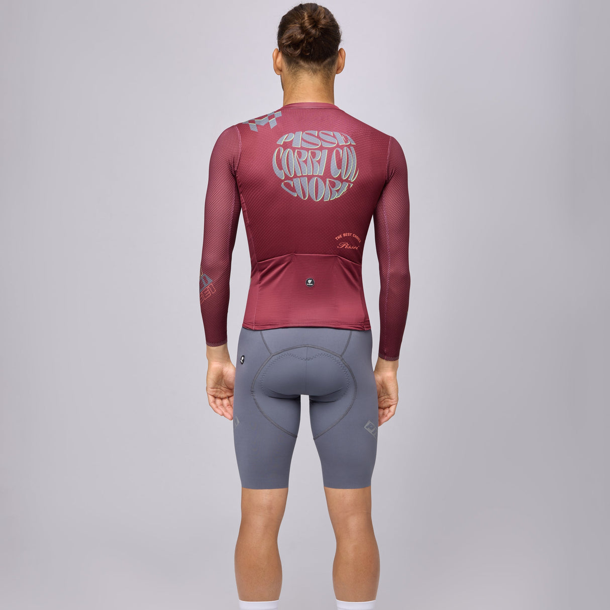 Langarmtrikot Pissei Thunder - Bordeaux