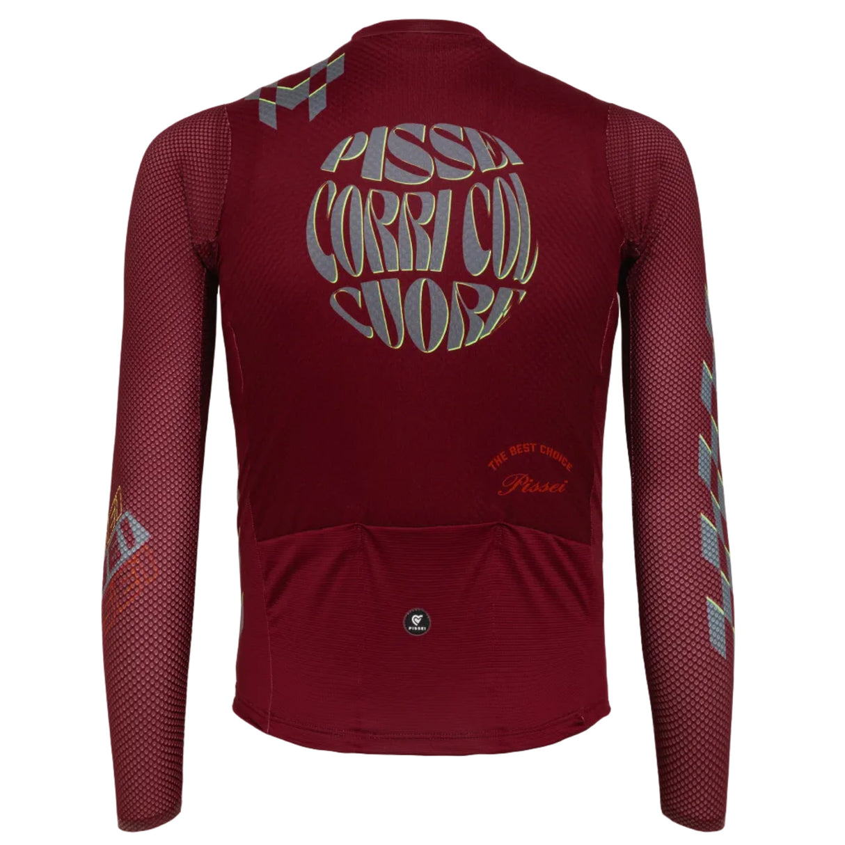 Langarmtrikot Pissei Thunder - Bordeaux