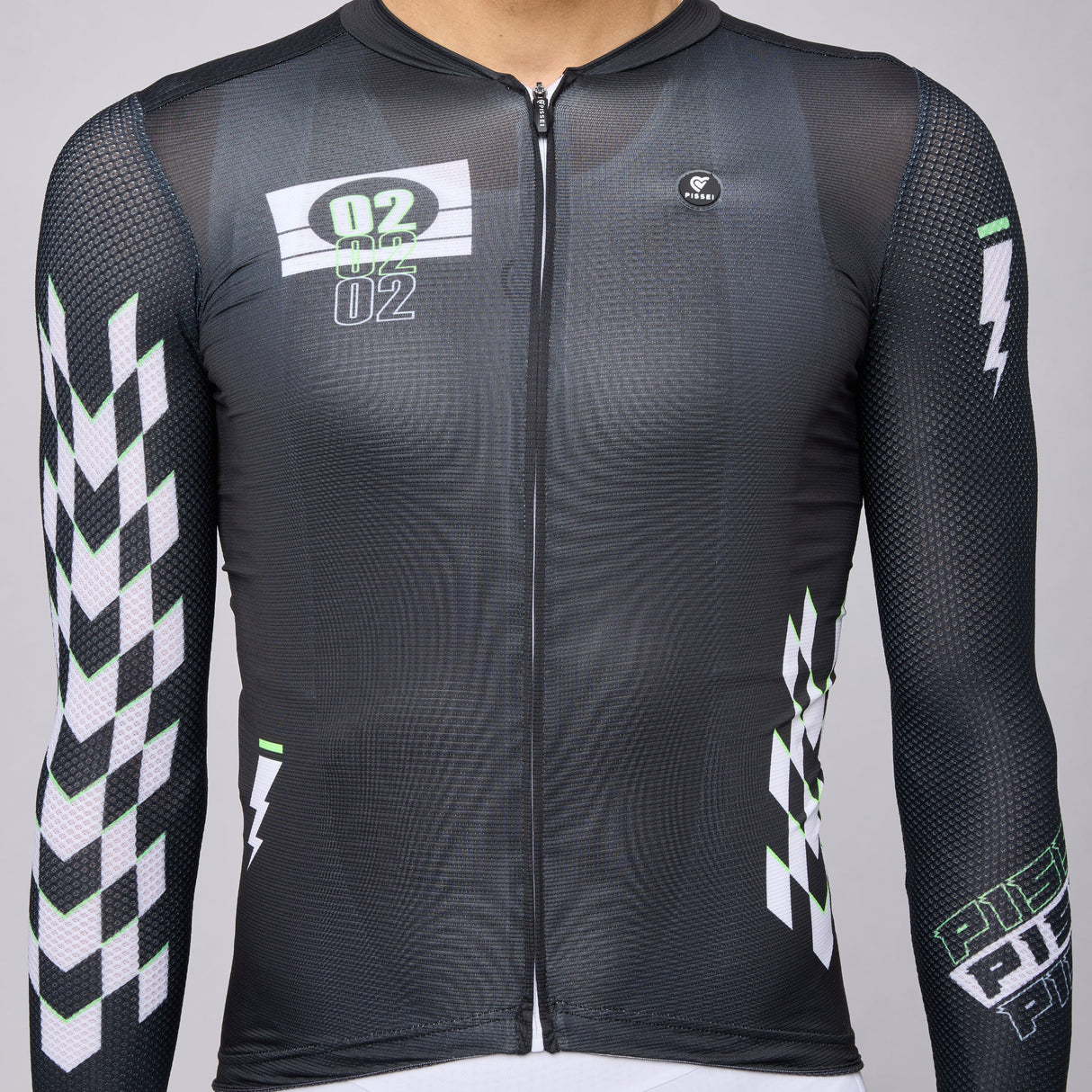 Maillot manches longues Pissei Thunder - Noir