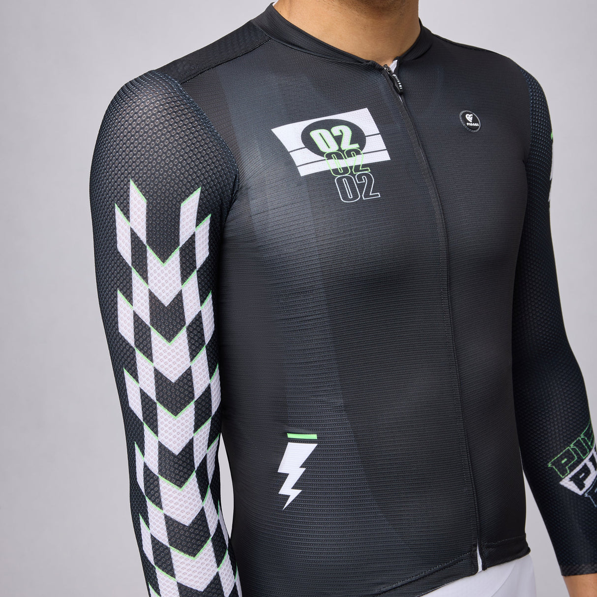 Maillot manches longues Pissei Thunder - Noir
