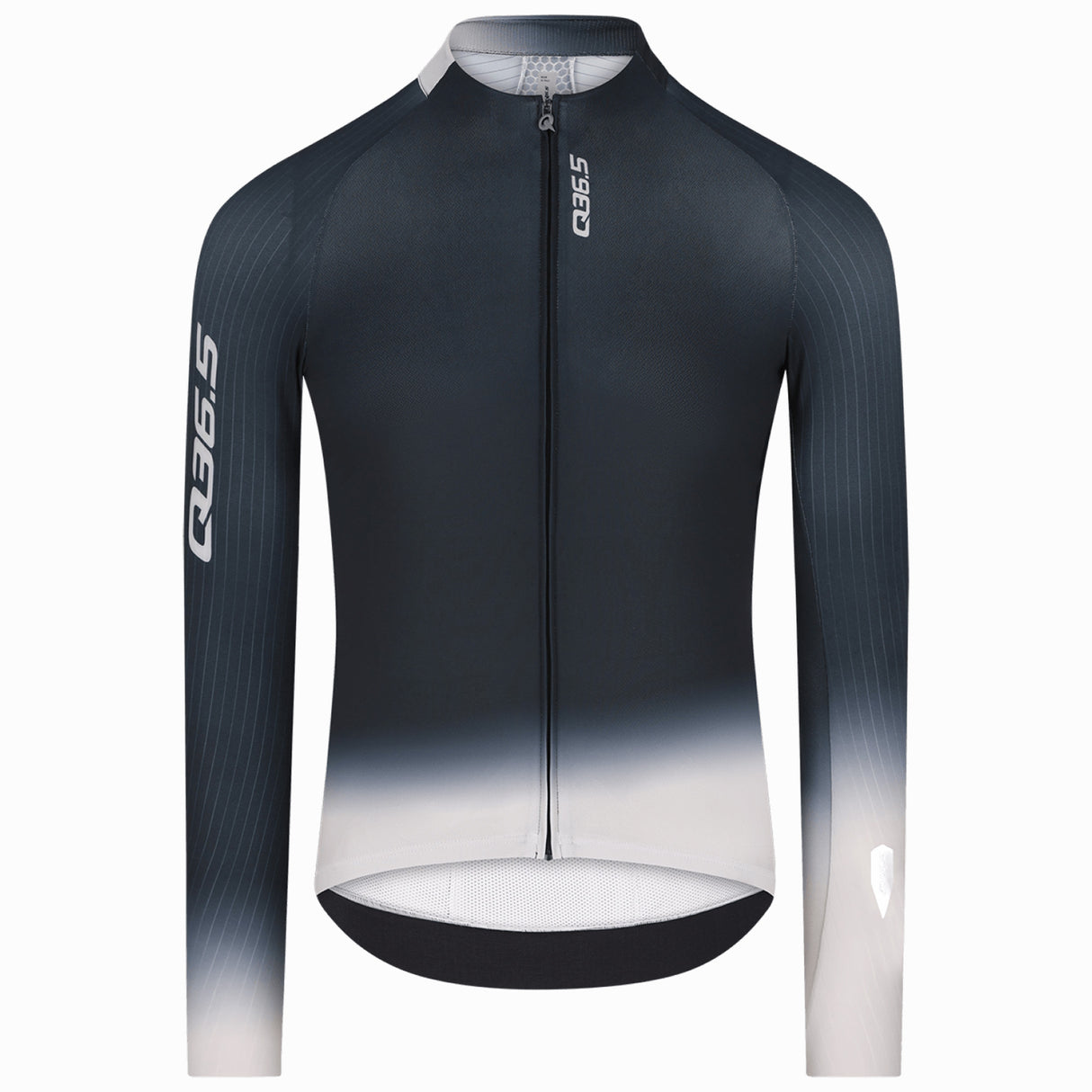 Maglia maniche lunghe Q36.5 Gregarius Hybrid Light Collar Fade - Nero Q36.5