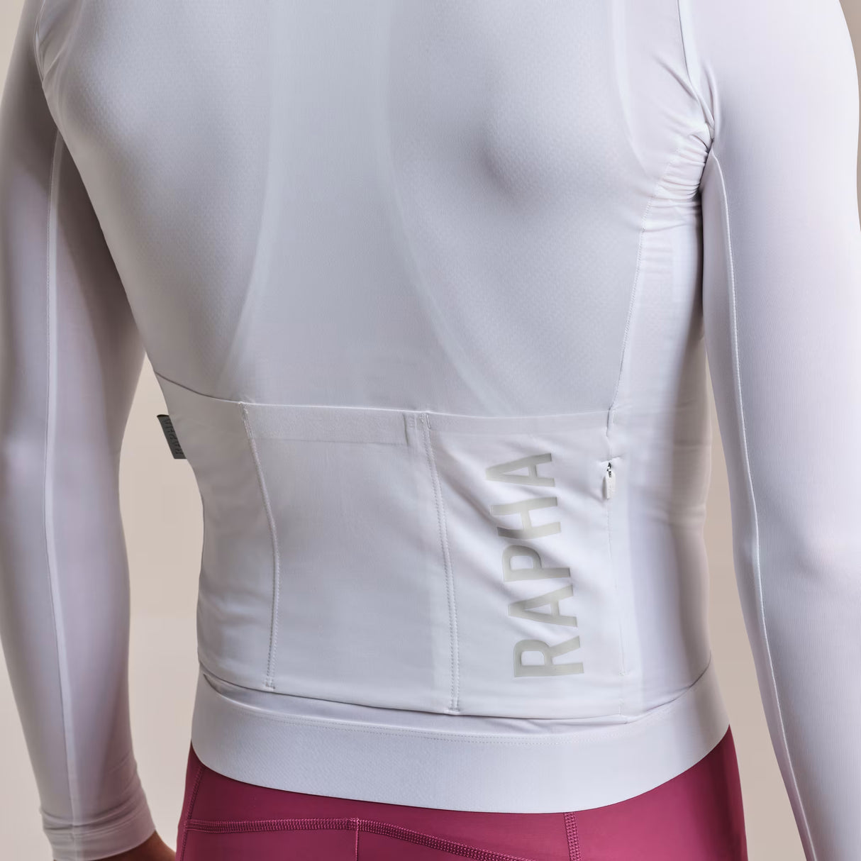 Rapha Pro Team Lightweight 3 langarmtrikot - Weiss