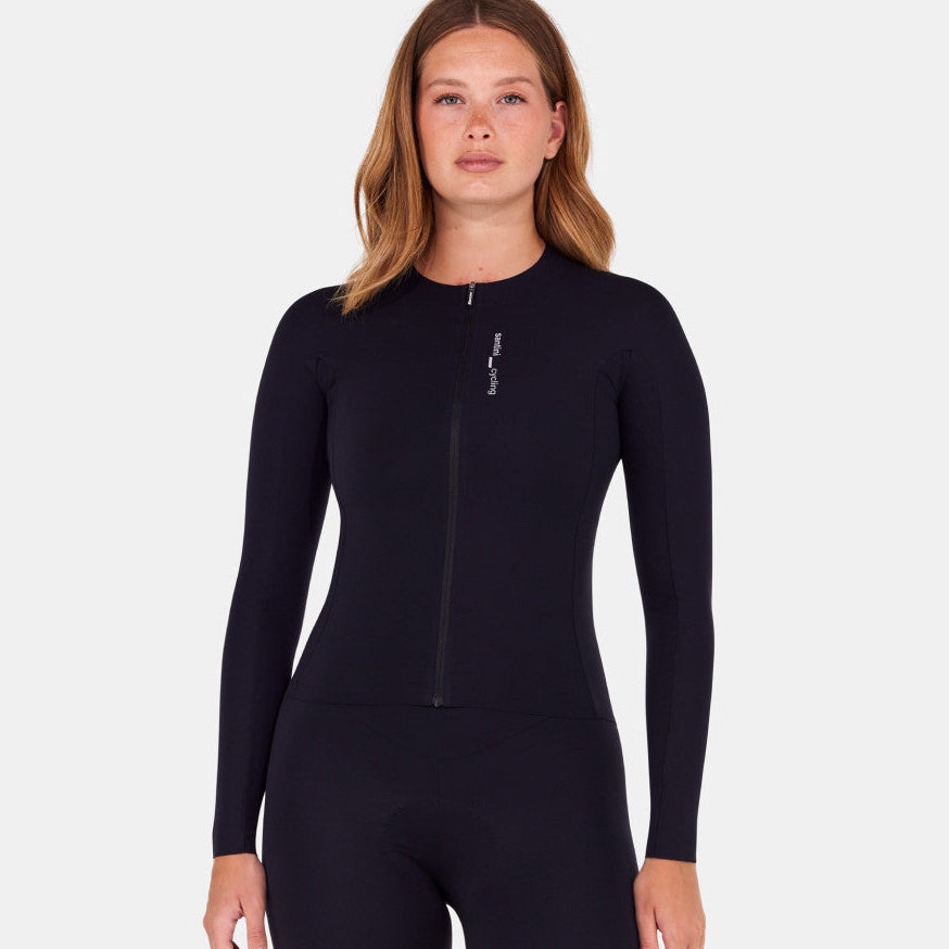 Maglia maniche lunghe Santini Unico - Nero Santini