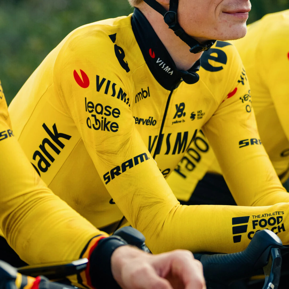 Maglia maniche lunghe Team Visma Lease a bike 2026 Yellow B.