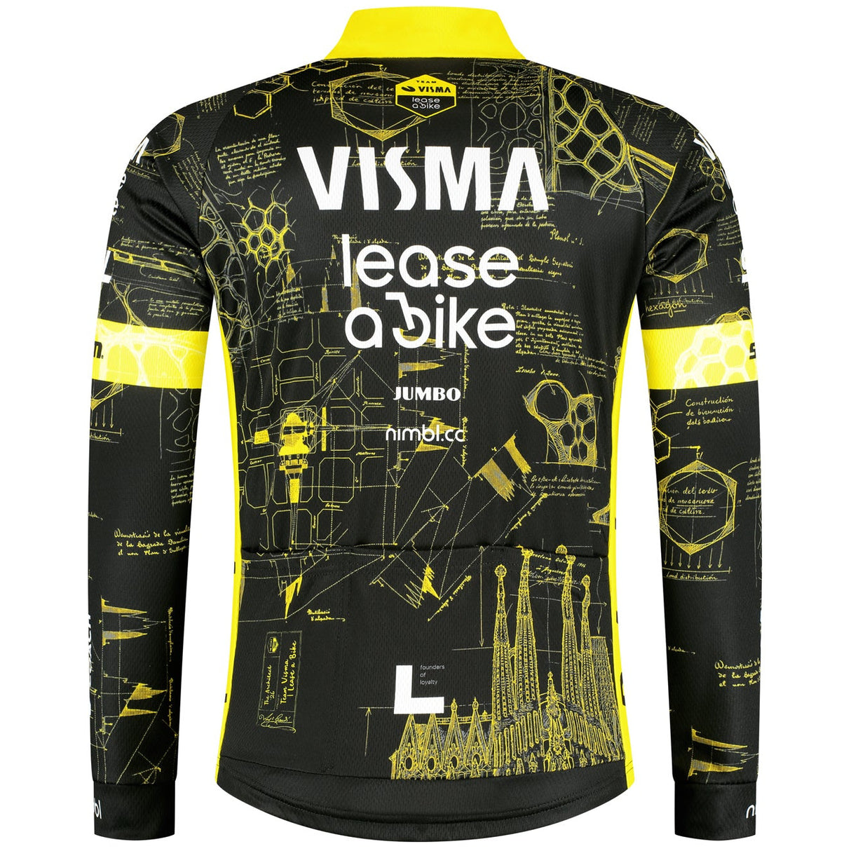 Maillot de manga larga Team Visma Lease a bike 2026 Dream Like a Champion - Tdf