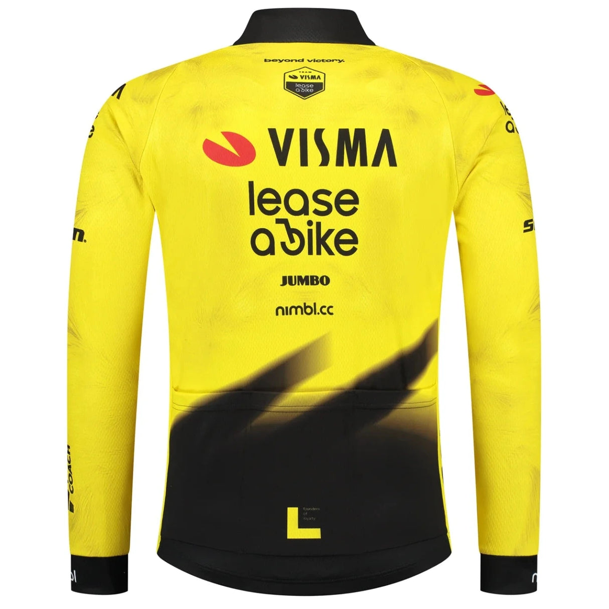 Maglia maniche lunghe Team Visma Lease a bike 2026 Yellow B.