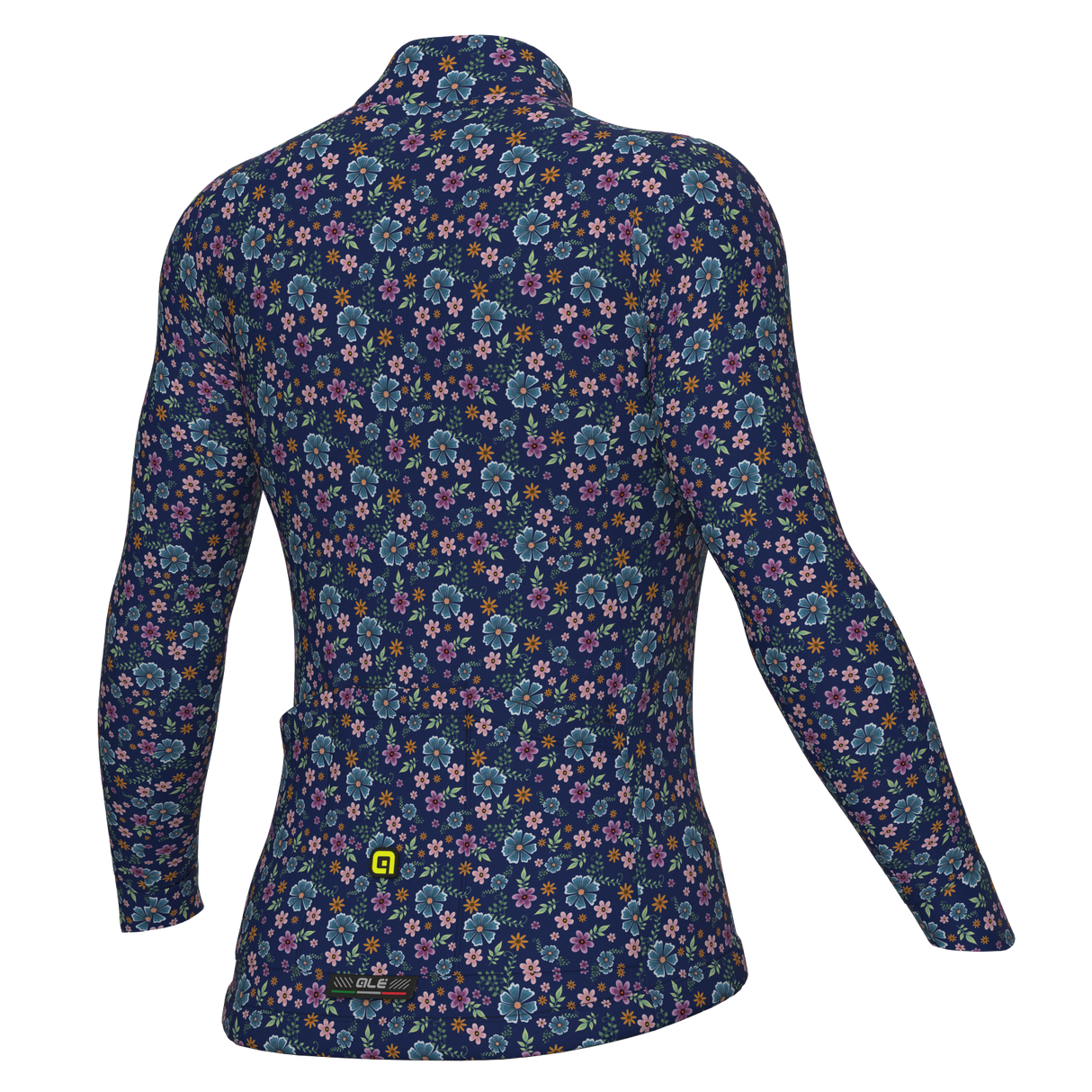 Maglia maniche lunghe donna Ale Pragma Flowery - Blu Ale