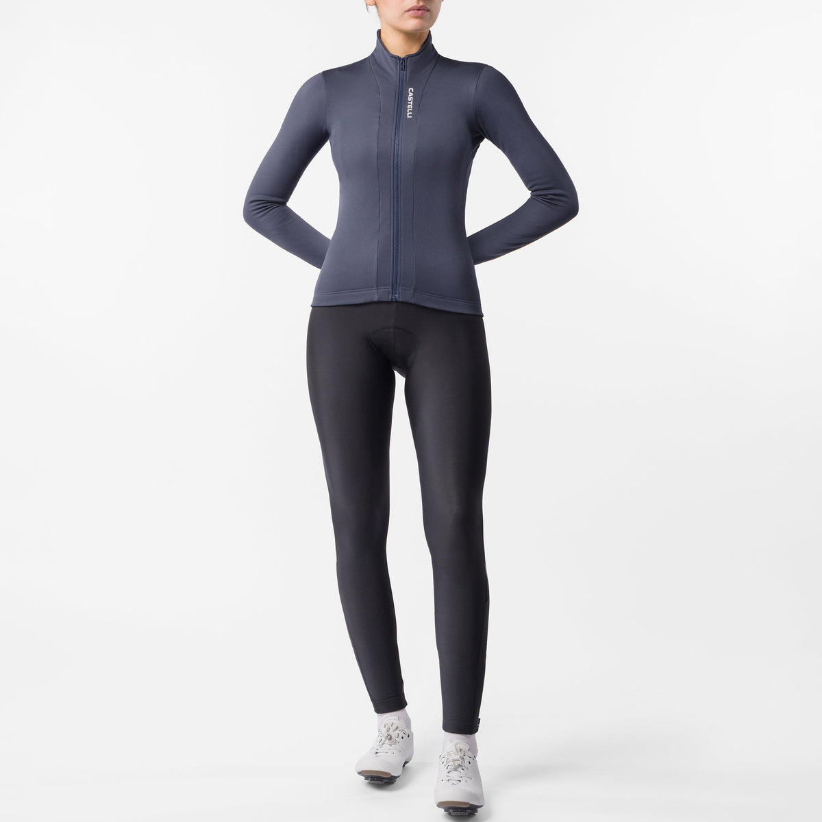 Castelli Sinergia 3 woman long sleeves jersey - Blue