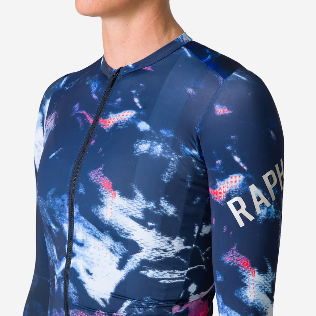 Maglia maniche lunghe donna Rapha Pro Team Lightweight - Cosmic print Rapha