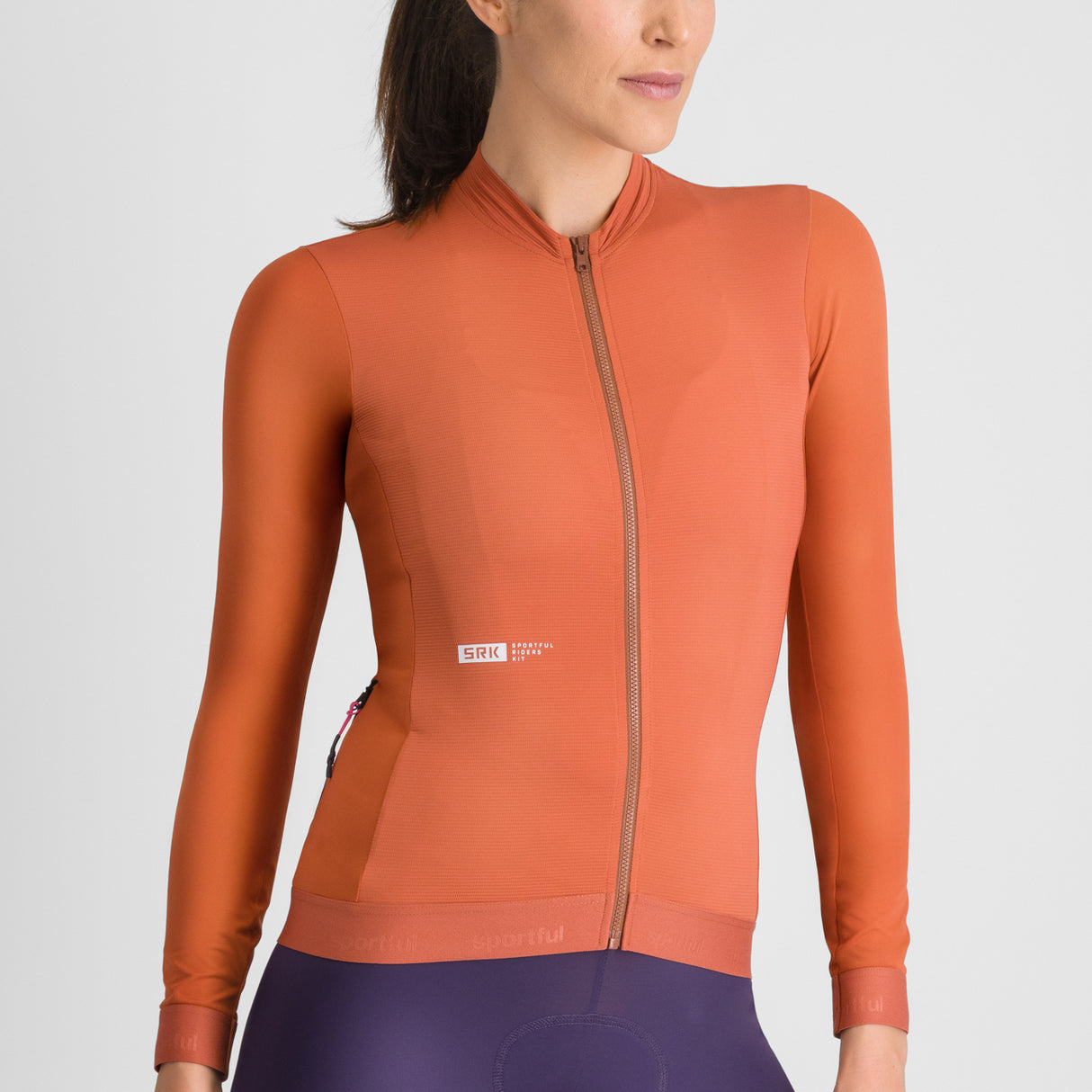 Sportful Srk frau langarmtrikot - Orange