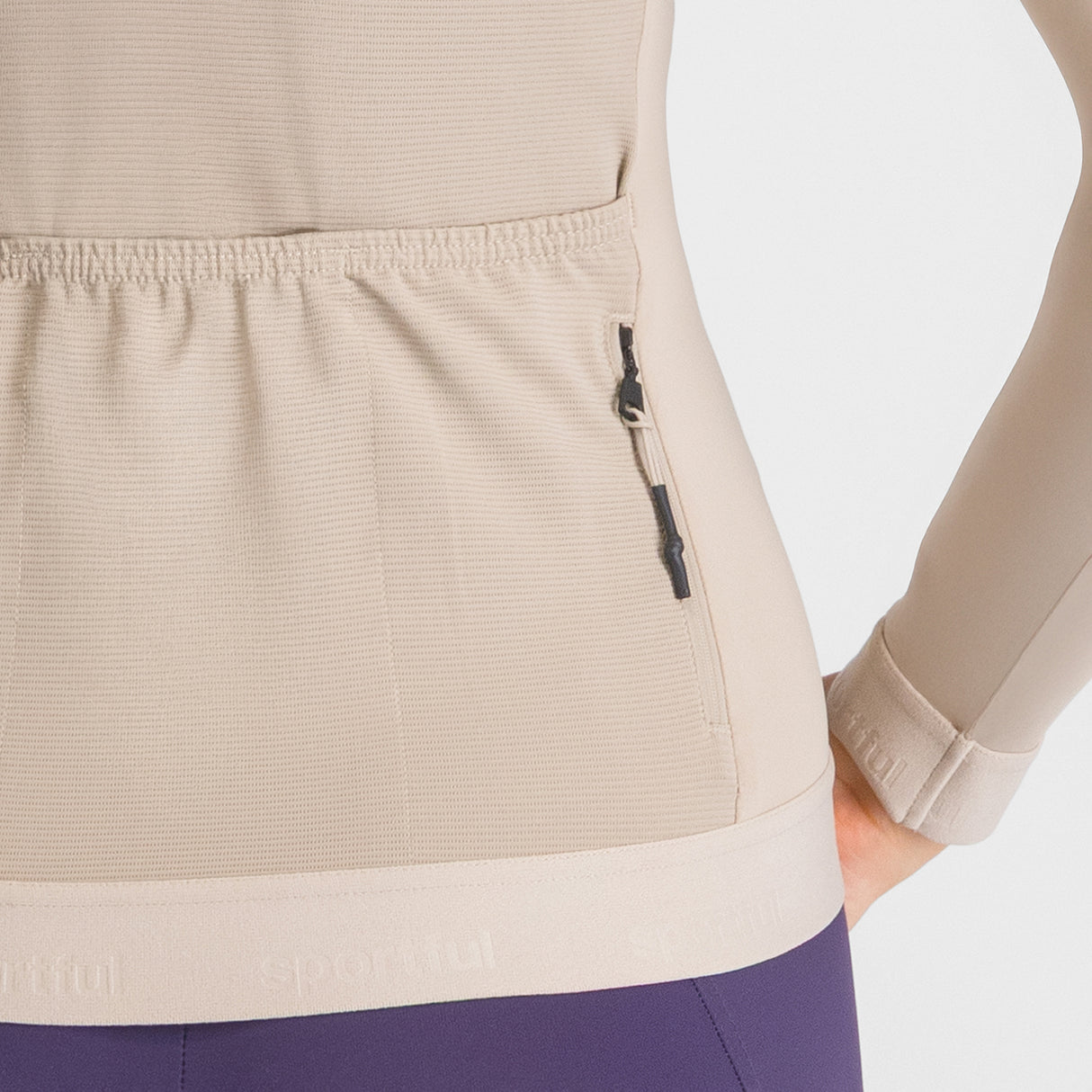 Maglia maniche lunghe donna Sportful Srk - Beige Sportful