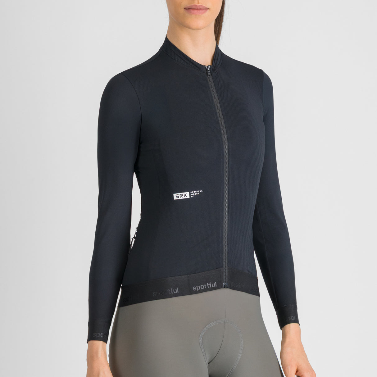 Sportful Srk frau langarmtrikot - Schwarz
