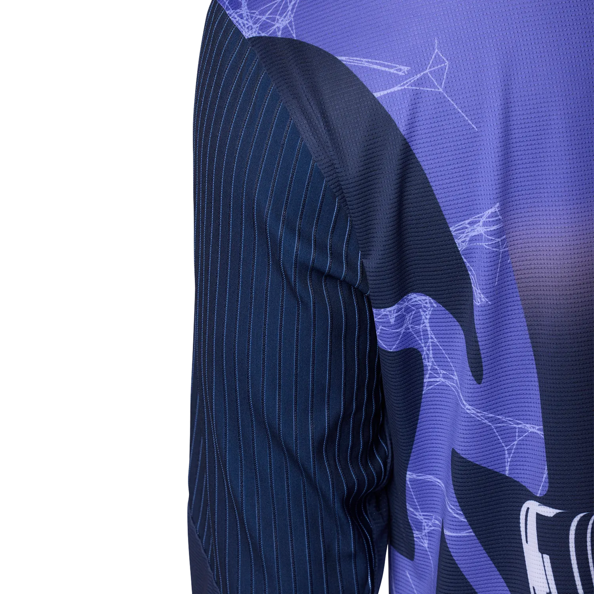 Maglia maniche lunghe mtb Fox Flexair Diffuse - Viola Fox