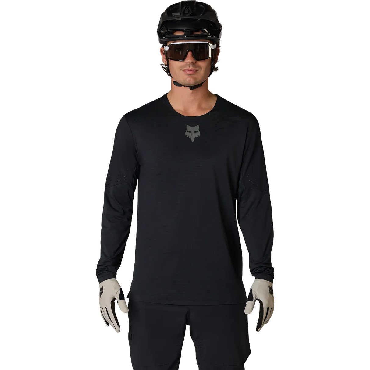 Jersey long-sleeve MTB Fox Flexair - Black