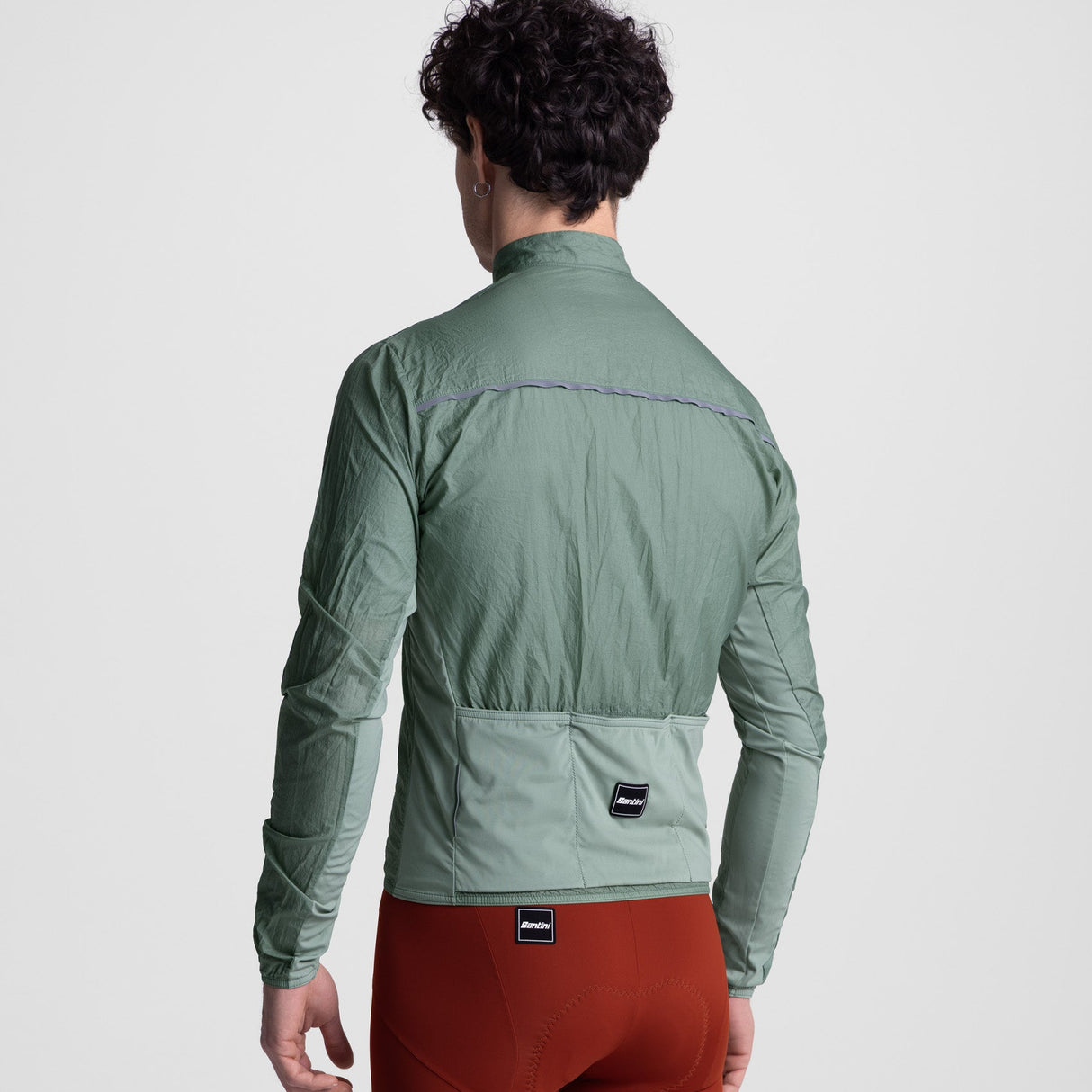 Mantellina Santini Ready To Ride - Verde Santini