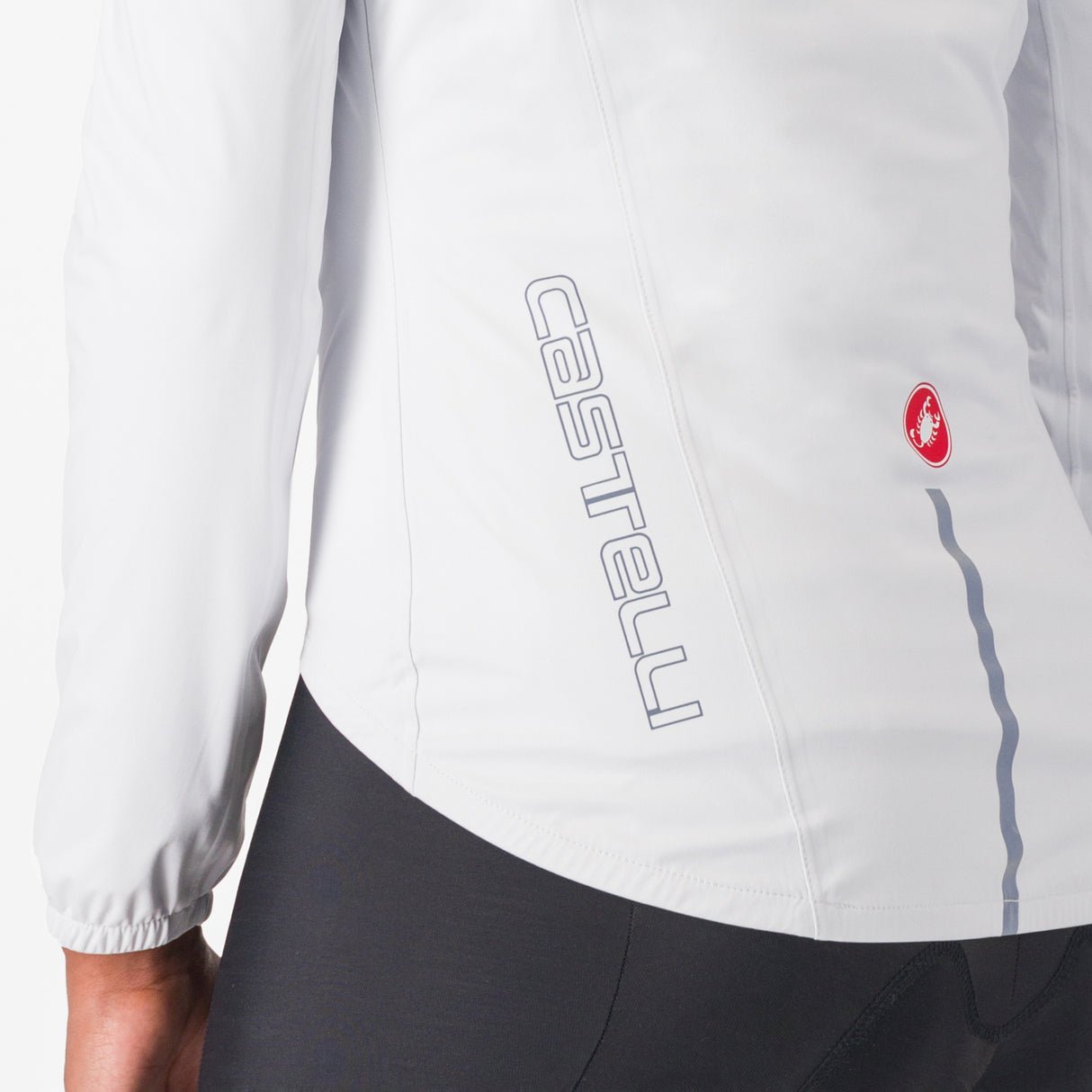 Mantellina donna Castelli Emergency 3 Rain - Bianco Castelli