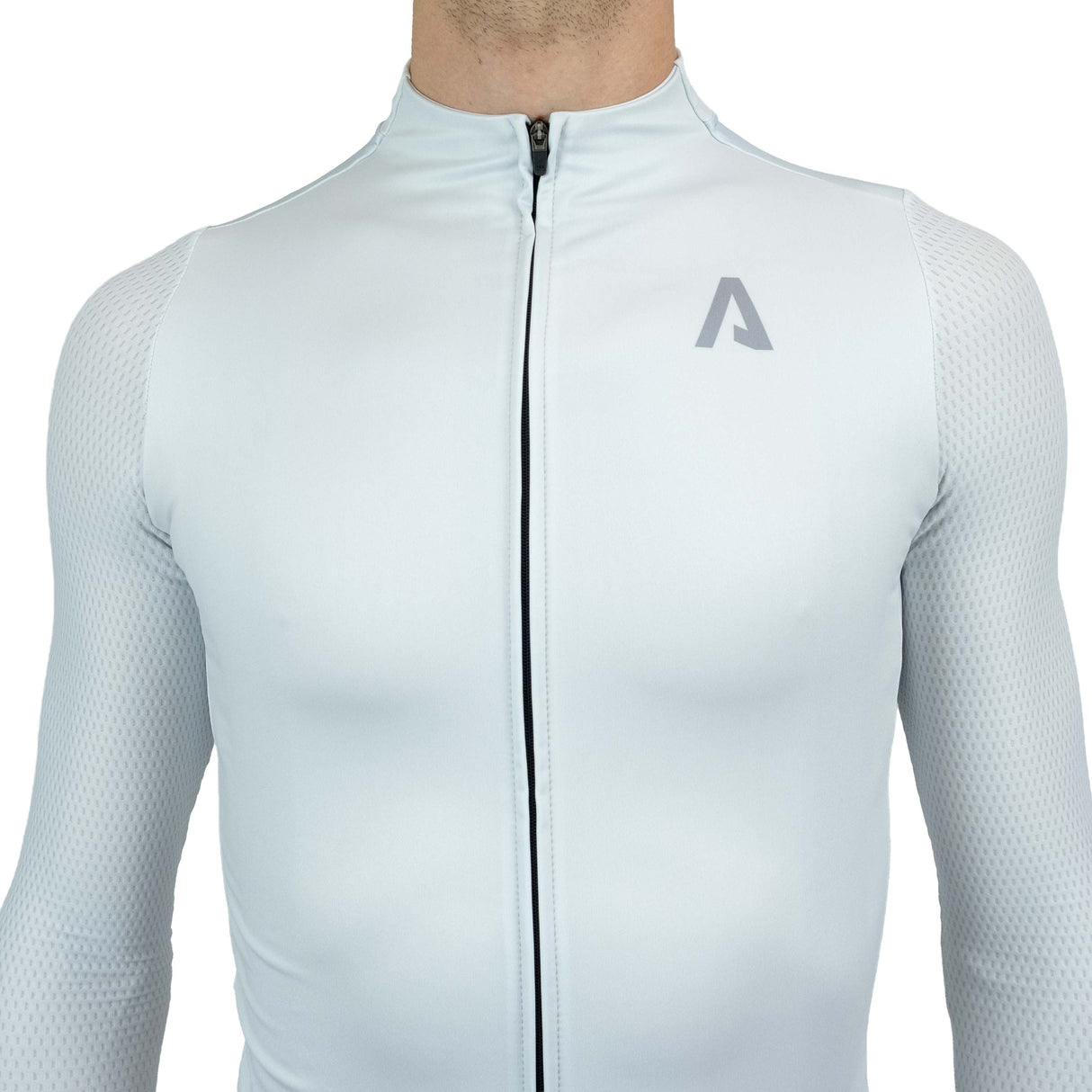 Langarmtrikot All4cycling Color - Grau