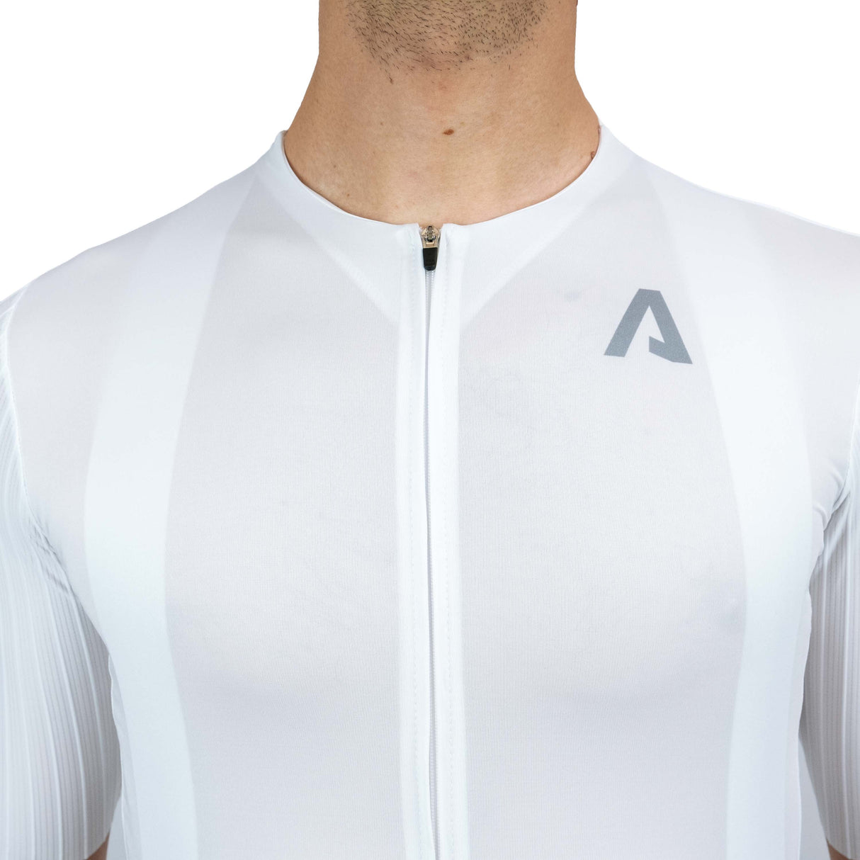 Maillot All4cycling Race Color - Blanco