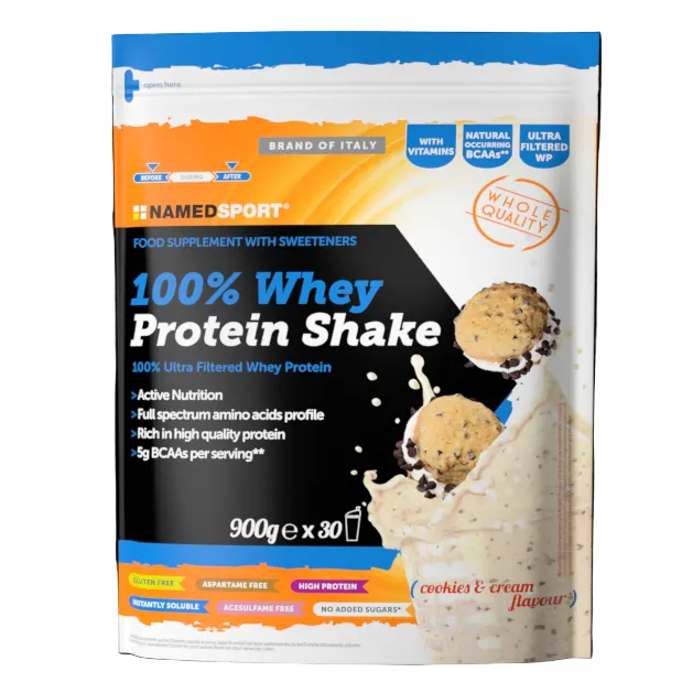 Named 100% Whey Protein Shake 900g - Cookies & Cream