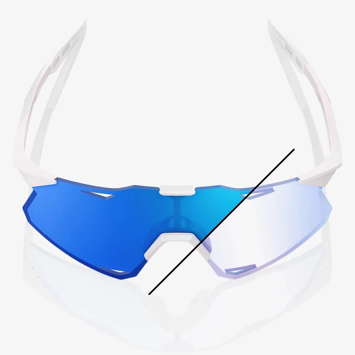 100% Hypercraft Glasses - Bastille Blue Mirror Photochromic 100percent