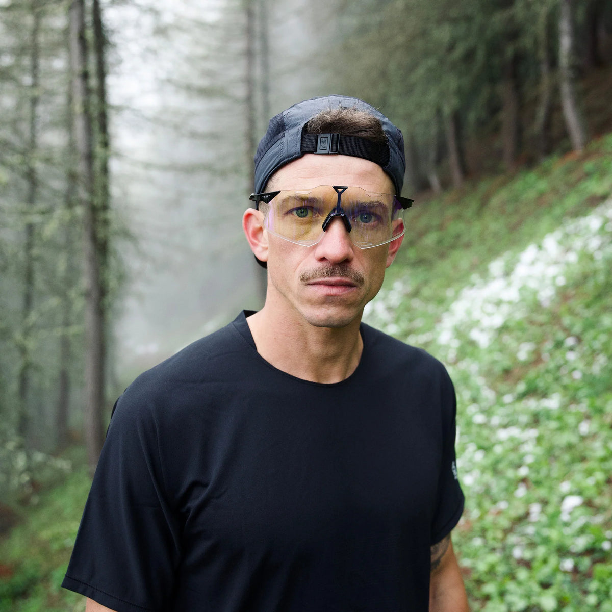 Occhiali 100% Hypercraft - Gloss Black Photochromic Purple Mirror 100percent