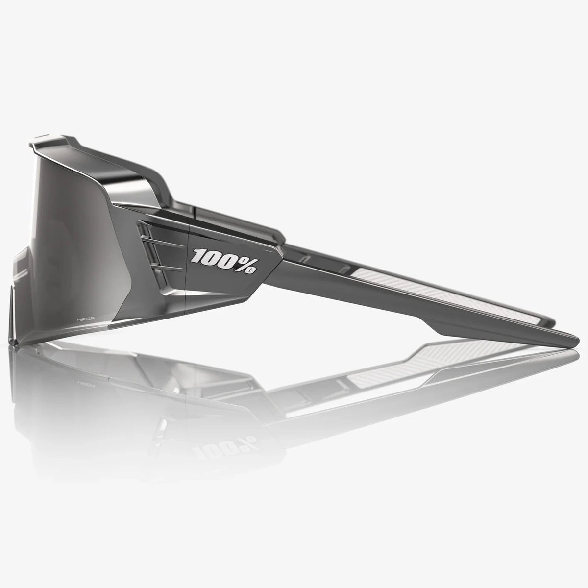 Occhiali 100% Korbin X - Gloss Black Chrome HiPER Silver Mirror