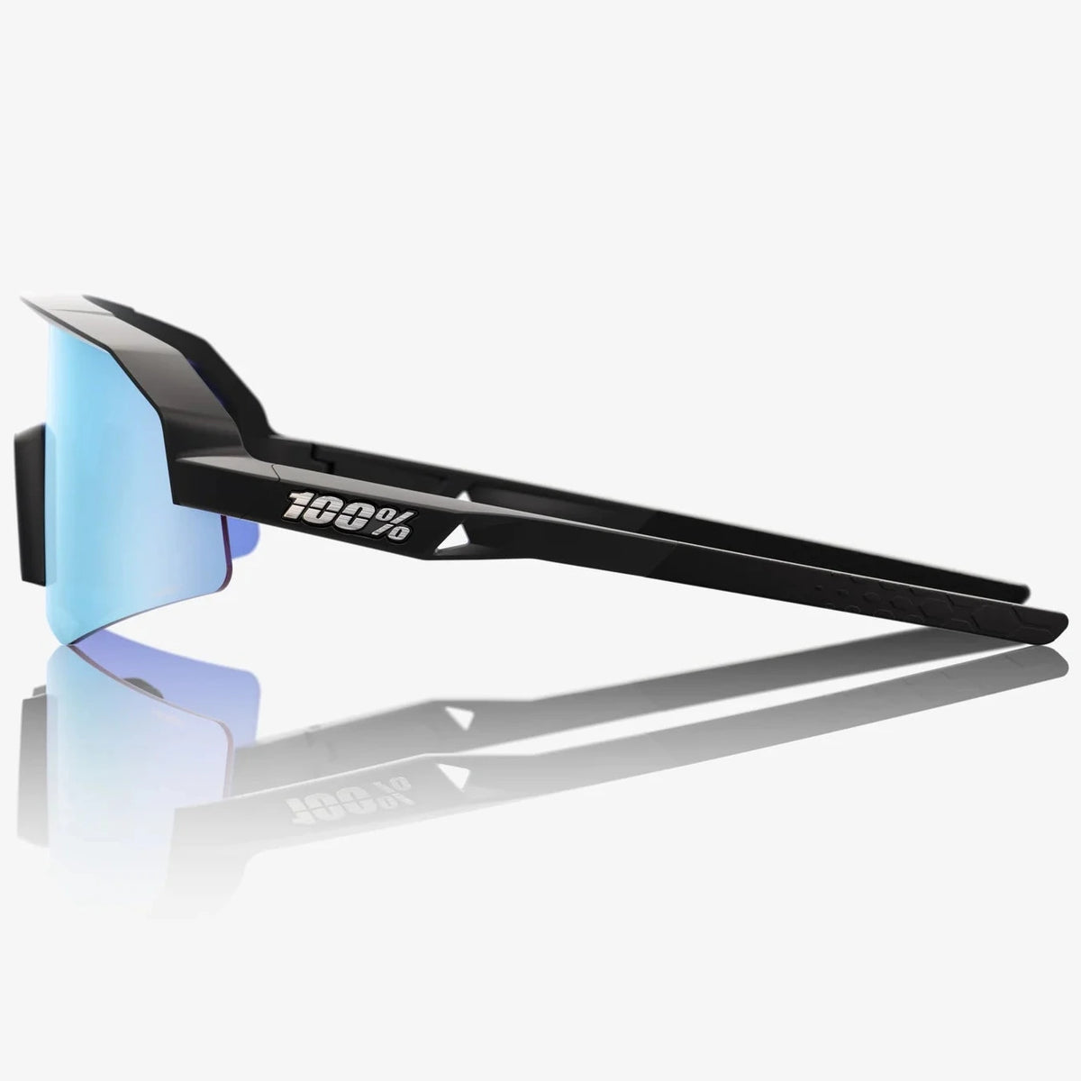 Gafas 100% Slendale Youth - Matte Black HiPER Blue Multilayer Mirror