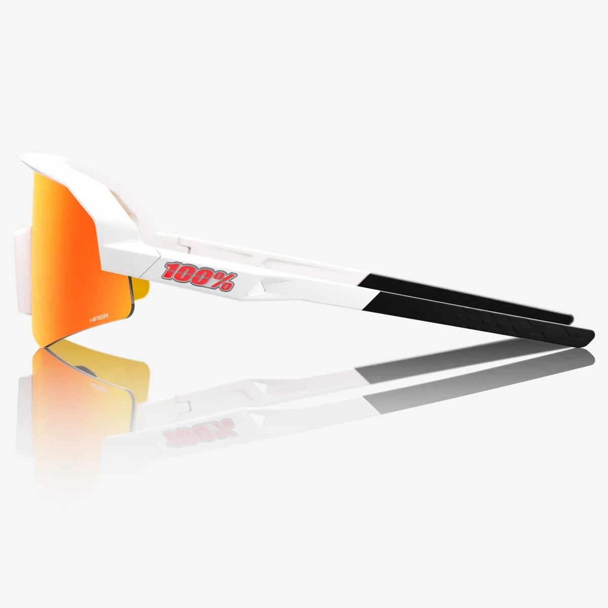 Gafas 100% Slendale Youth - Matte White HiPER Red Mirror Multilayer