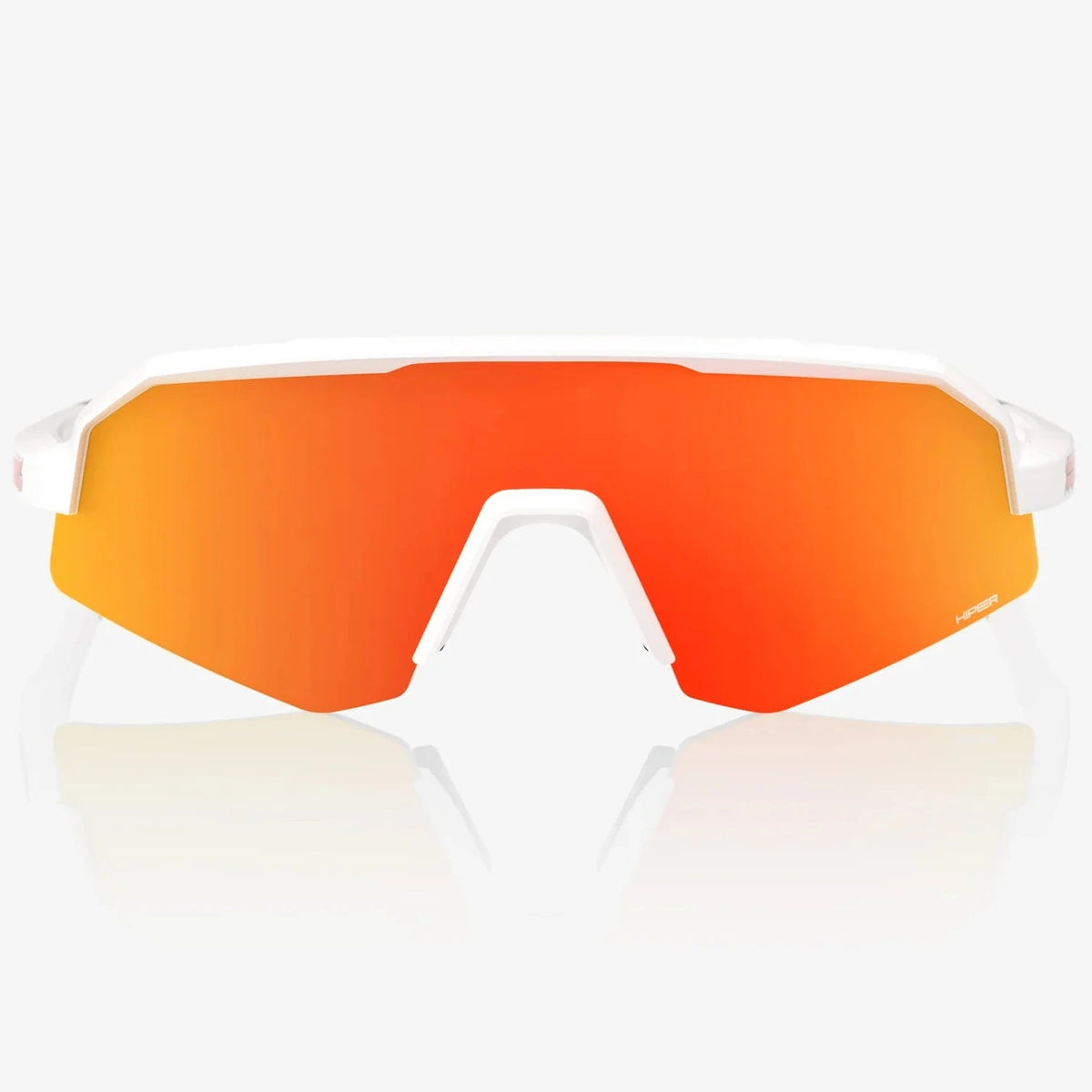 Gafas 100% Slendale Youth - Matte White HiPER Red Mirror Multilayer