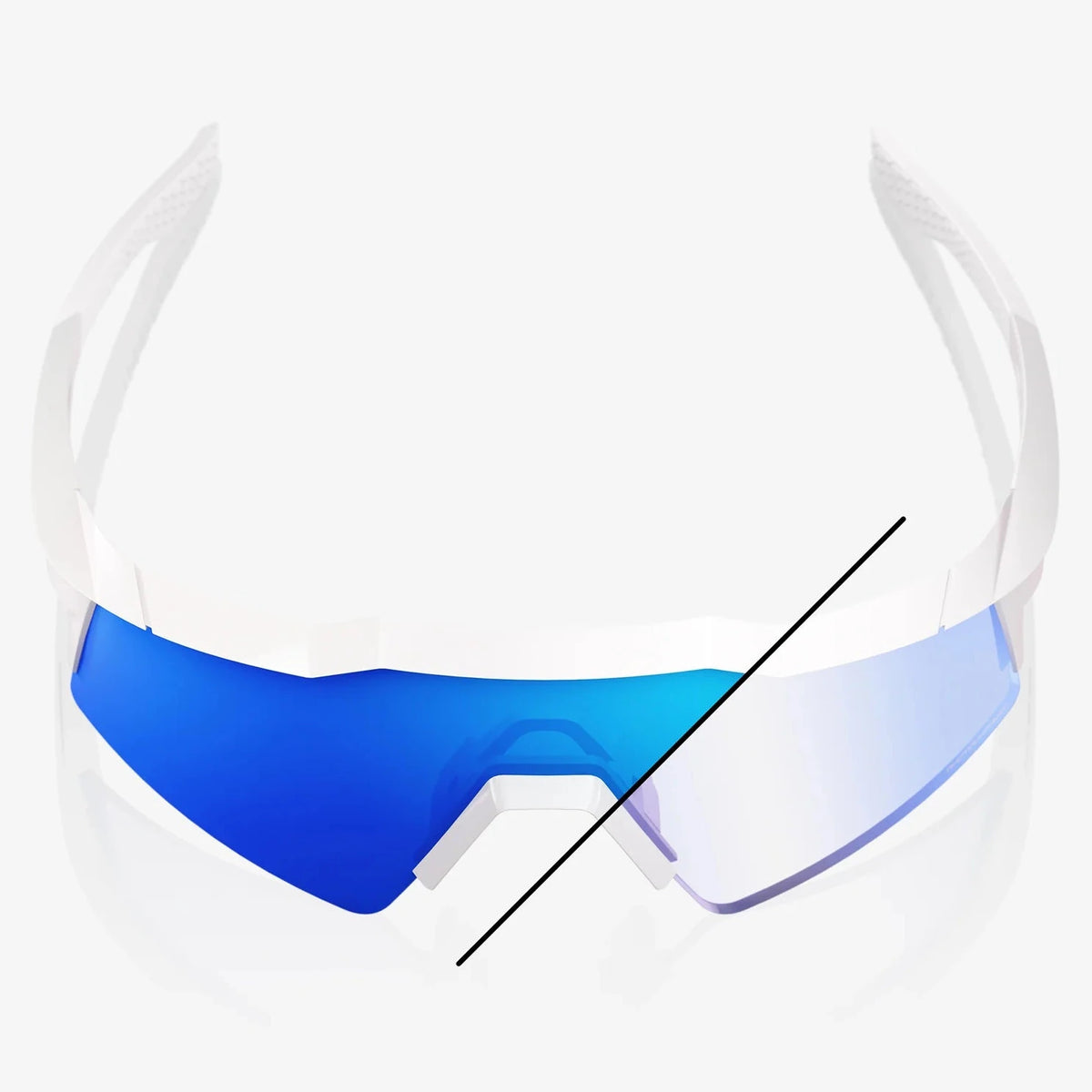 100% Speedcraft SL Glasses - Bastille Blue Mirror Photochromic