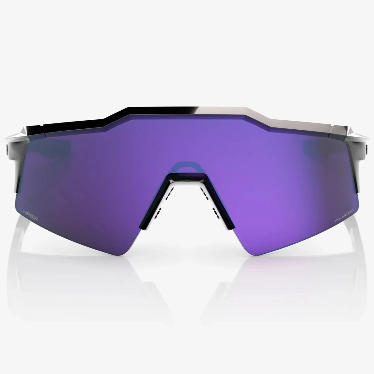 Gafas 100% Speedcraft SL - Polished Black HiPER Lavender Mirror Polarized