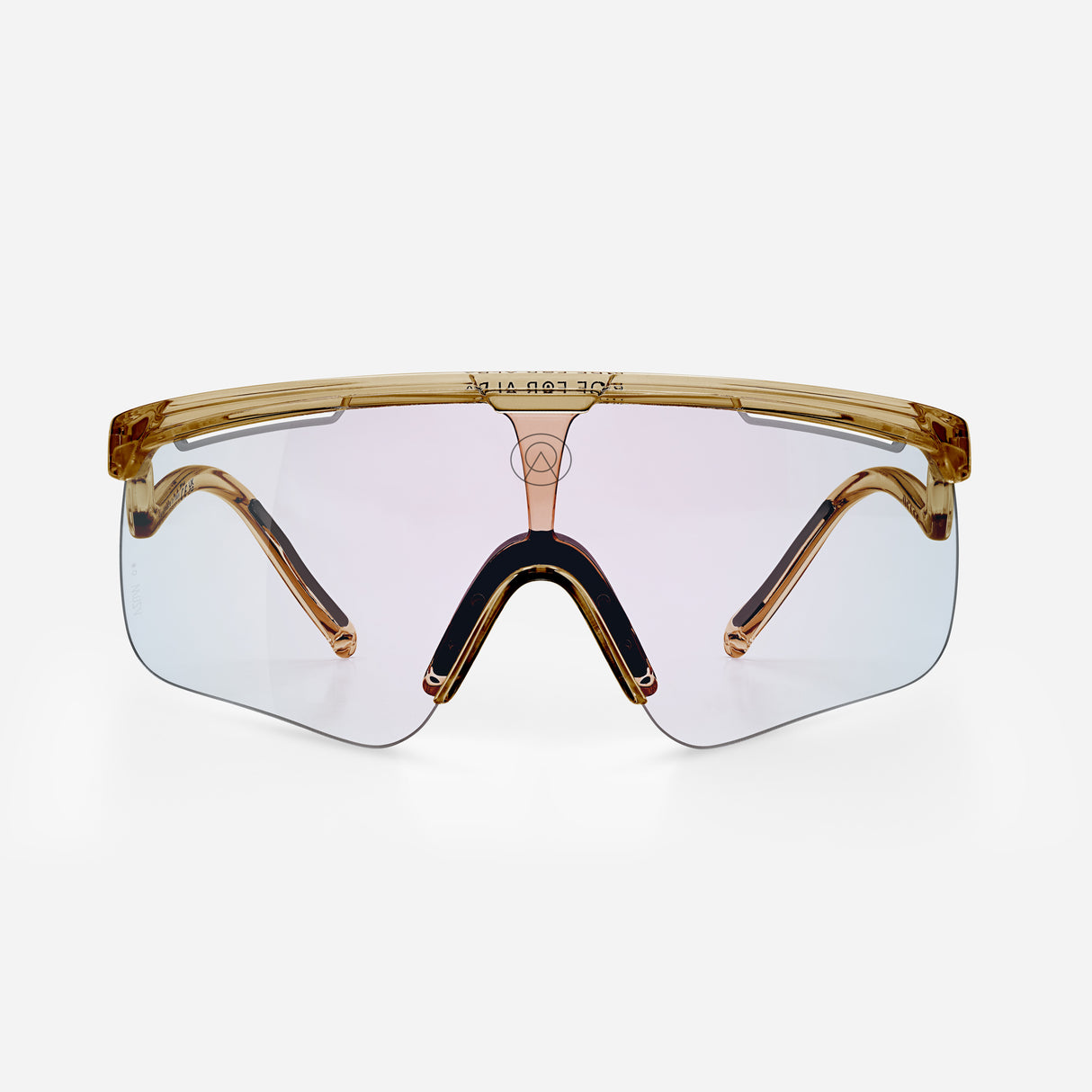 Alba Optics Delta Glasses - Smoke Glossy Vzum F-Lens Fire