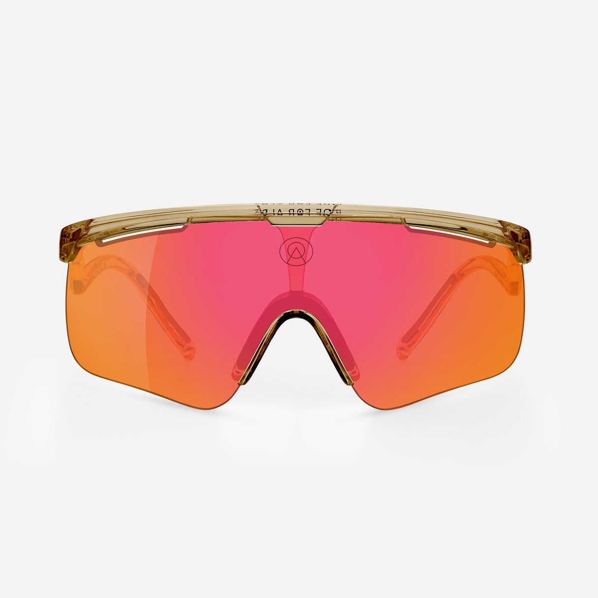Alba Optics Delta Glasses - Smoke Glossy Vzum F-Lens Fire