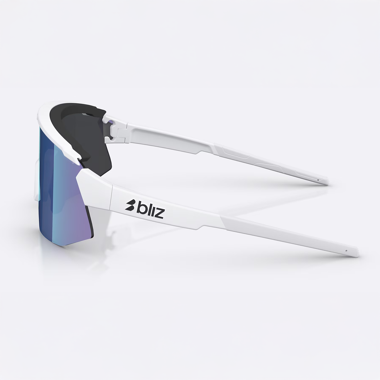 Lunettes Bliz Breeze Small - Matte White Smoke Blue