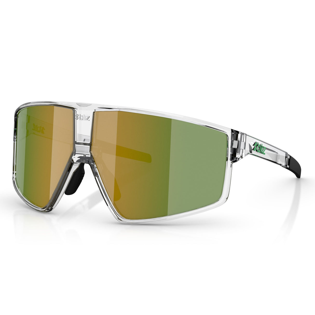 Occhiali Bliz P002 Small - Transparent White Green Bliz