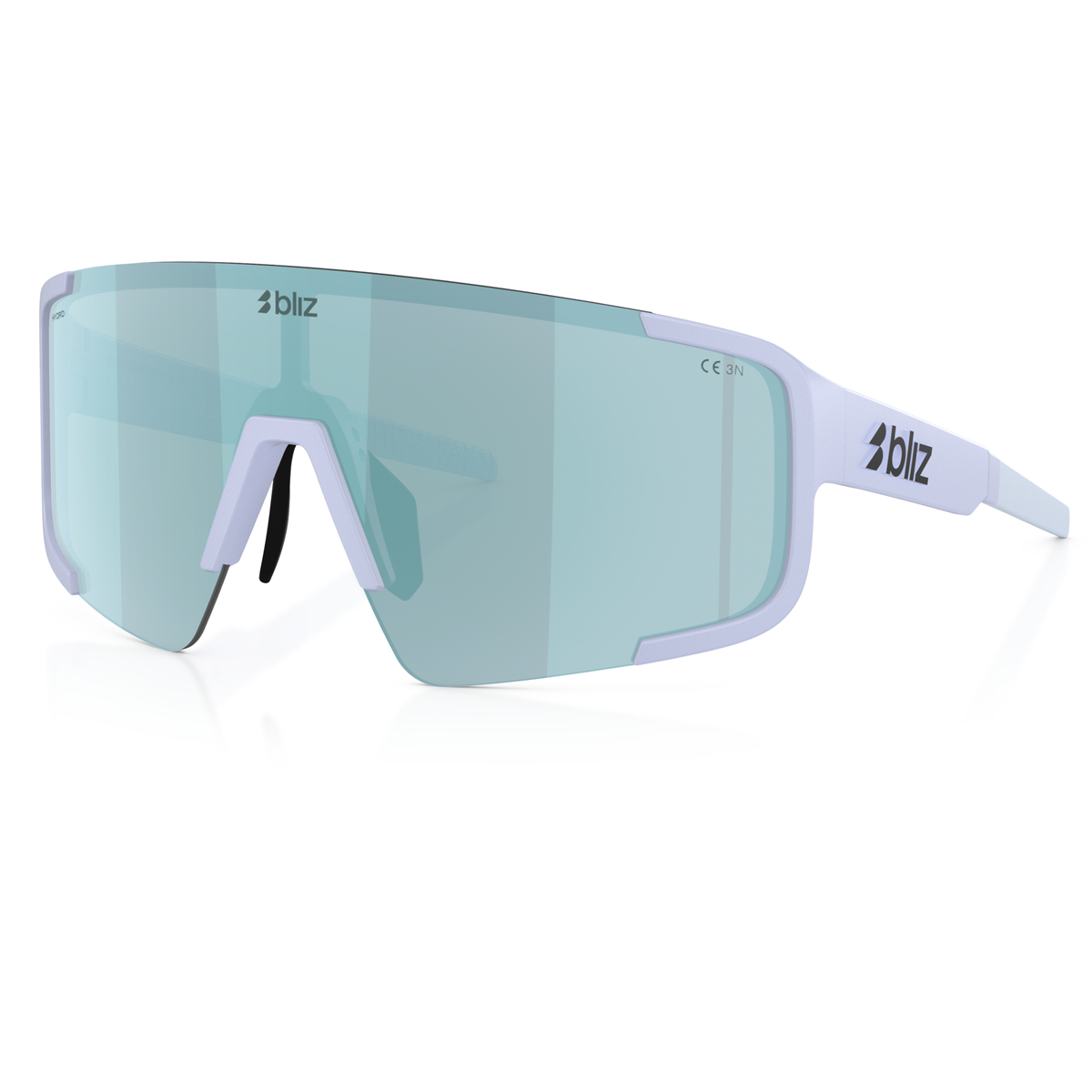 Bliz P003 Glasses - Matte Lavender Smoke/Iceblue Multicolor