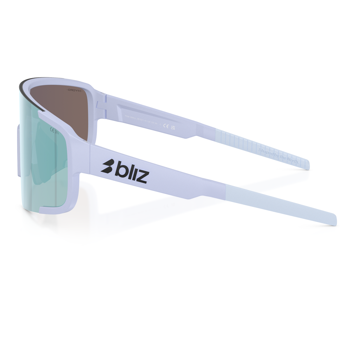 Bliz P003 Glasses - Matte Lavender Smoke/Iceblue Multicolor
