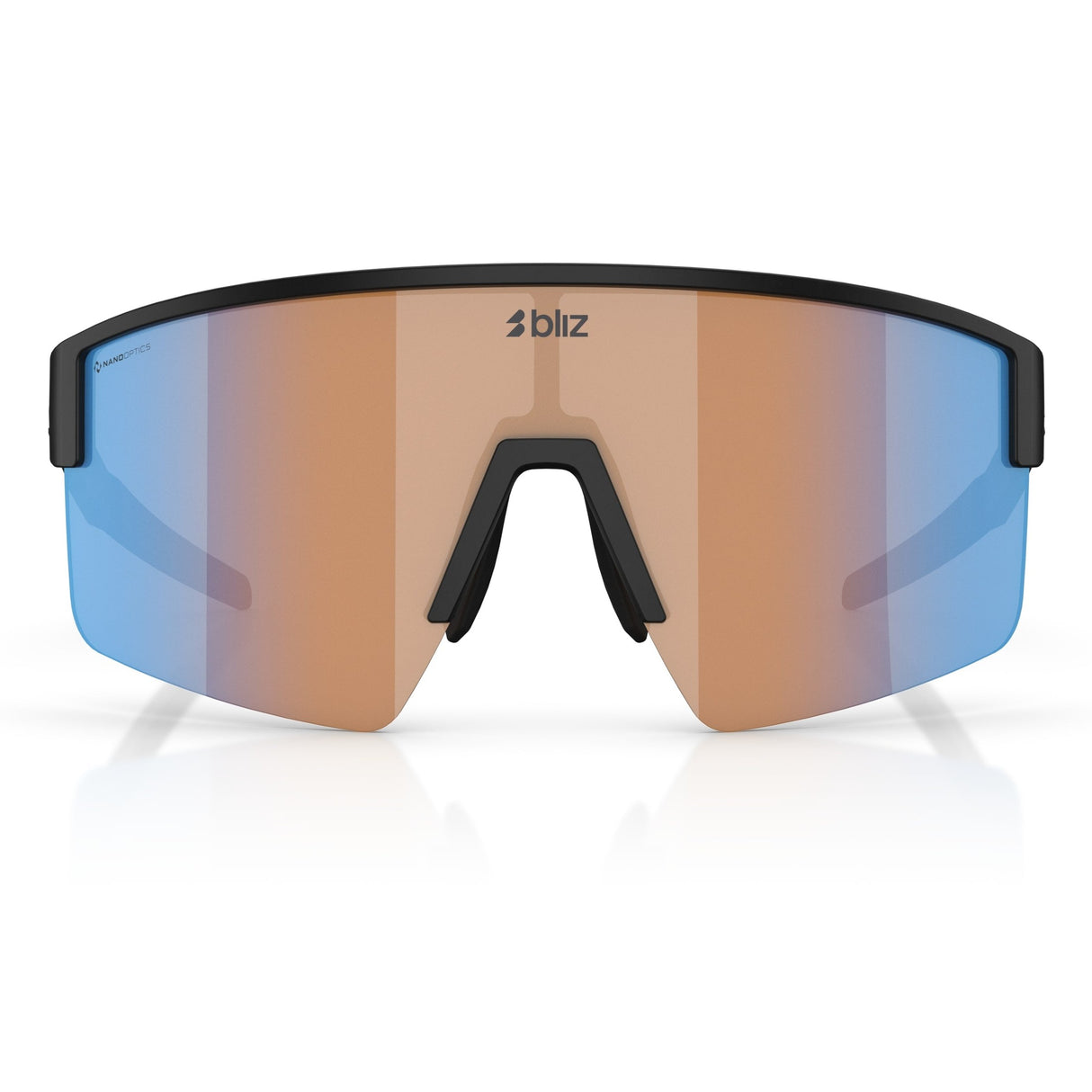 Occhiali Bliz P004 - Matte Black Coral-Orange Mirror Bliz