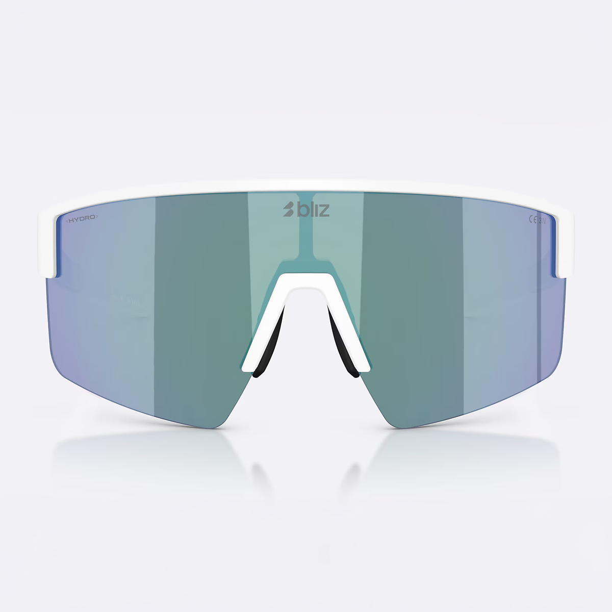Brille Bliz P004 - Matte White Smoke Blue