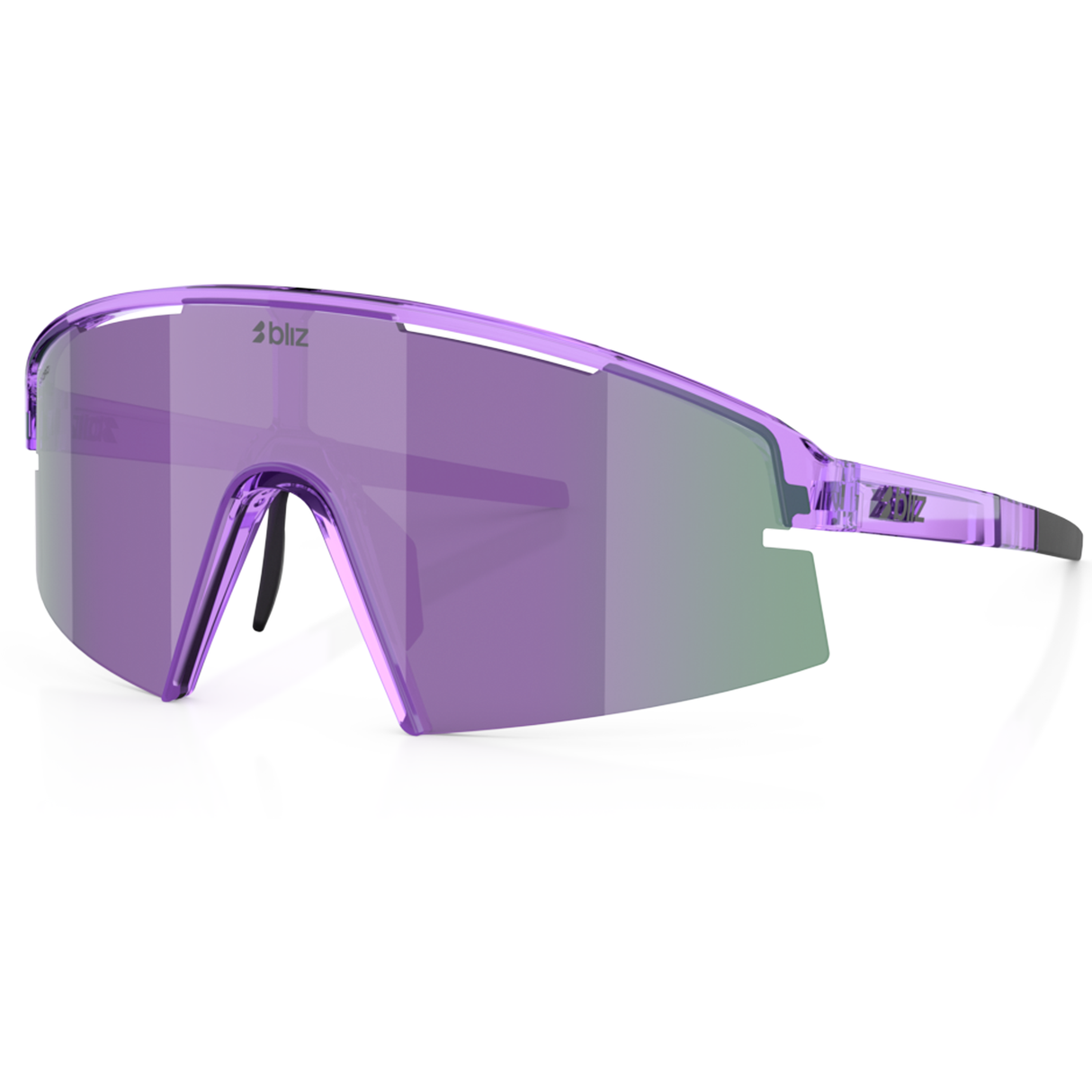 Occhiali Bliz P006 - Transparent Purple Smoke Purple Mirror Bliz