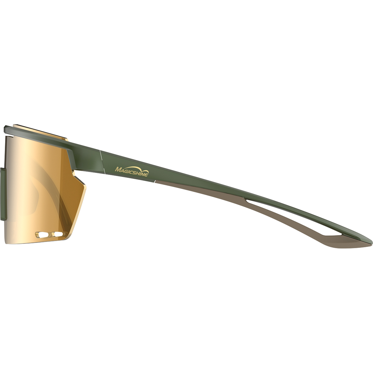 Magicshine Rouler Brille - Photochromatisch gold
