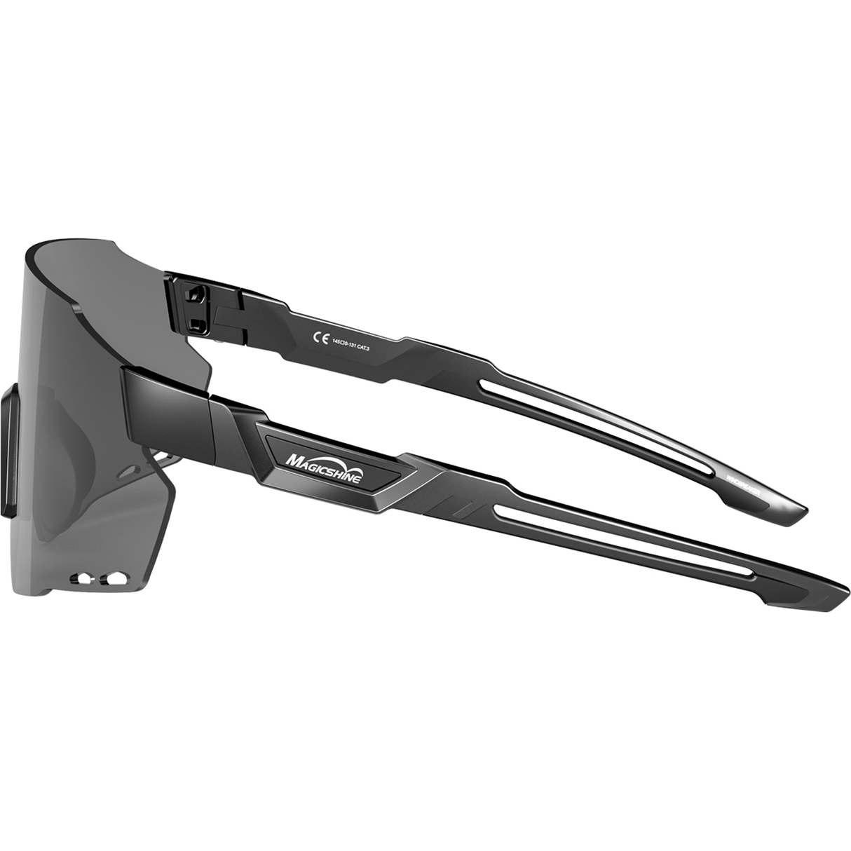 Lunettes Magicshine Windbreaker - Noir