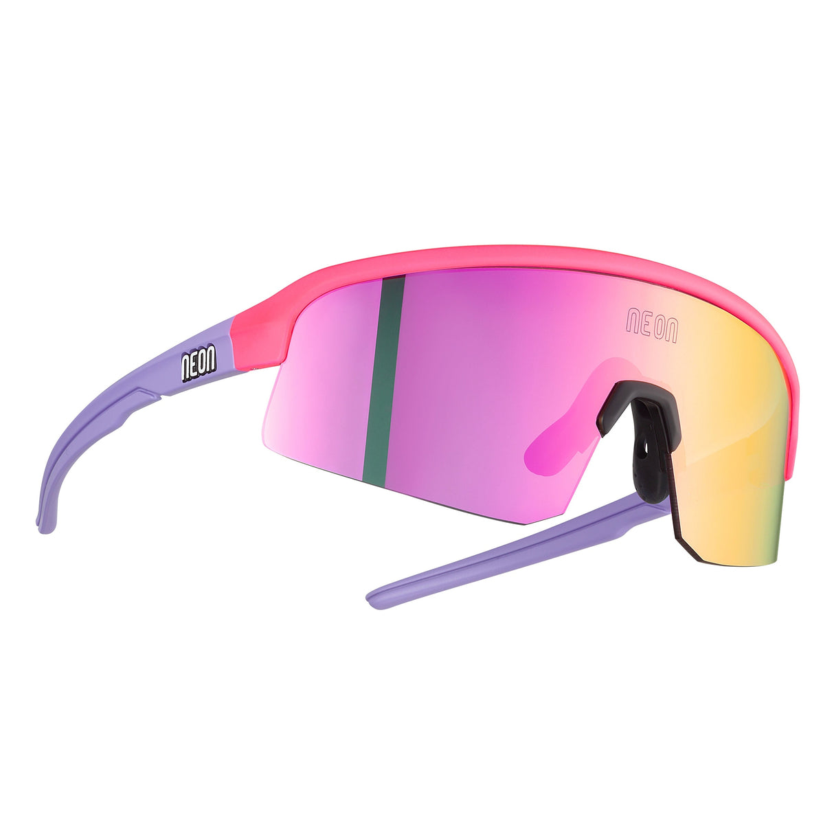 Neon Viper Teenager brille - Pink lisel mirror violet
