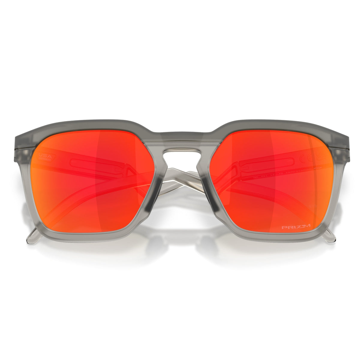 Gafas Oakley HSTN SQ - Matte Grey Smoke Prizm Ruby