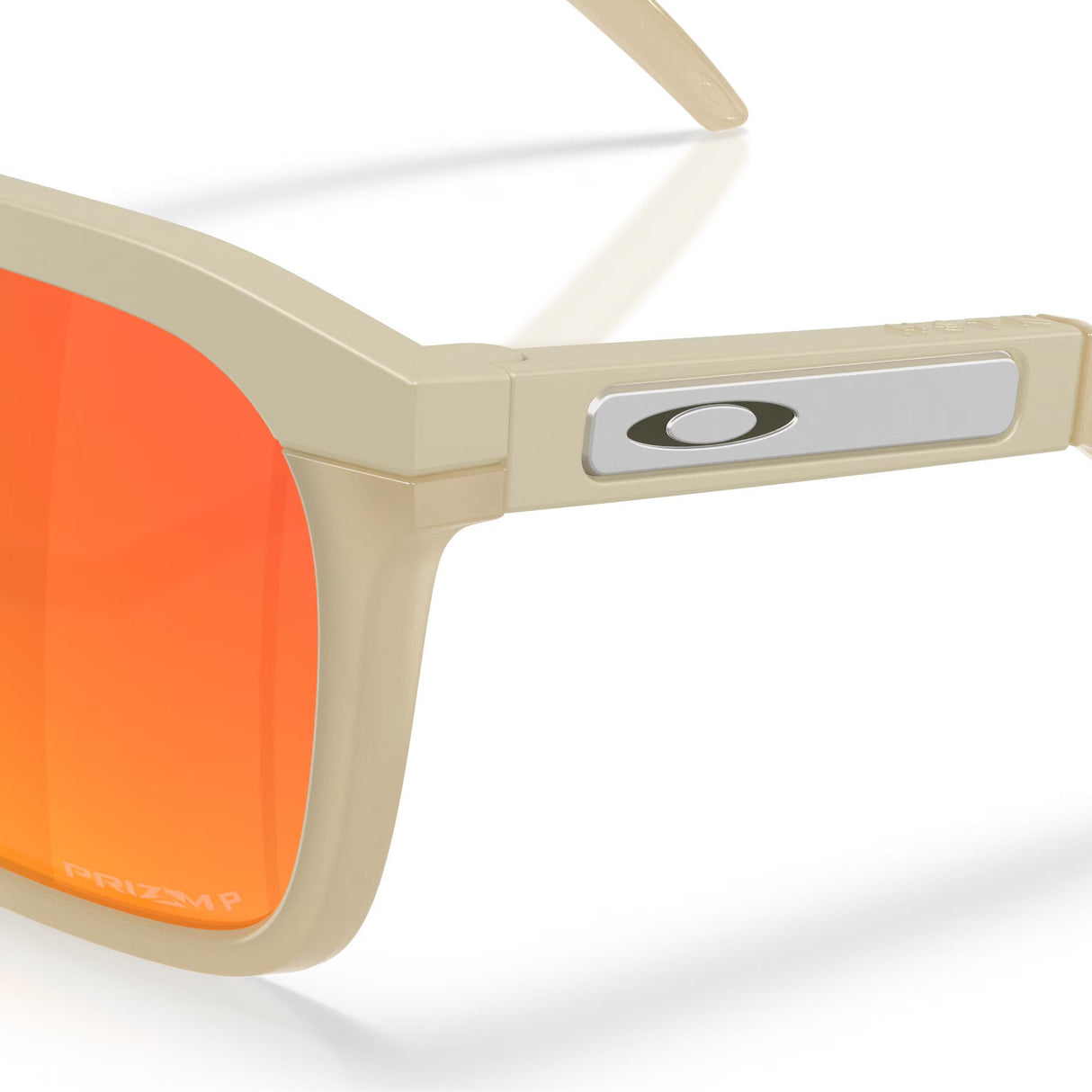 Oakley HSTN SQ Glasses - Matte Sand Prizm Ruby Polarized