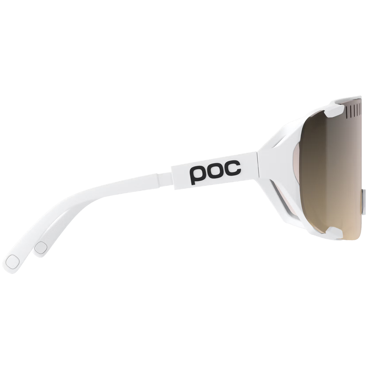 Poc Devour Mid + Glasses - Hydrogen White Clarity Trail Silver