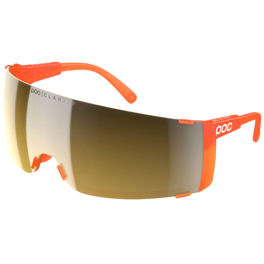Occhiali Poc Propel - Fluorescent Orange Translucent Clarity Road Sunny Gold - Q