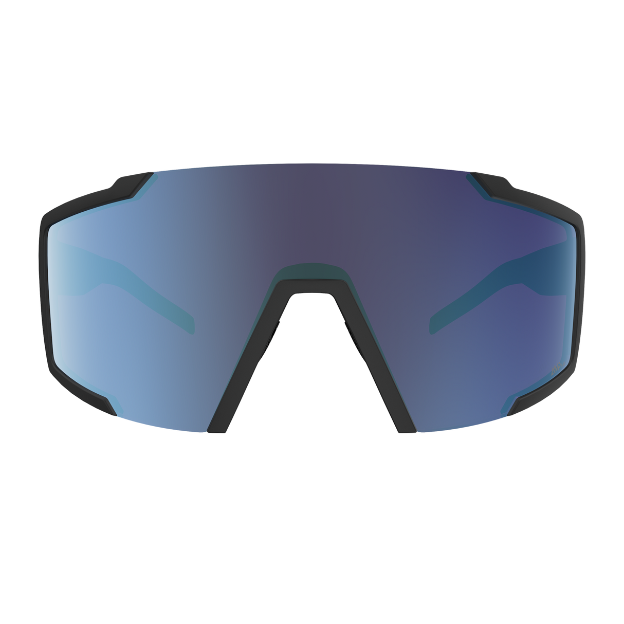 Scott Shield Compact Glasses - Black AmpBeryl Blue Chrome